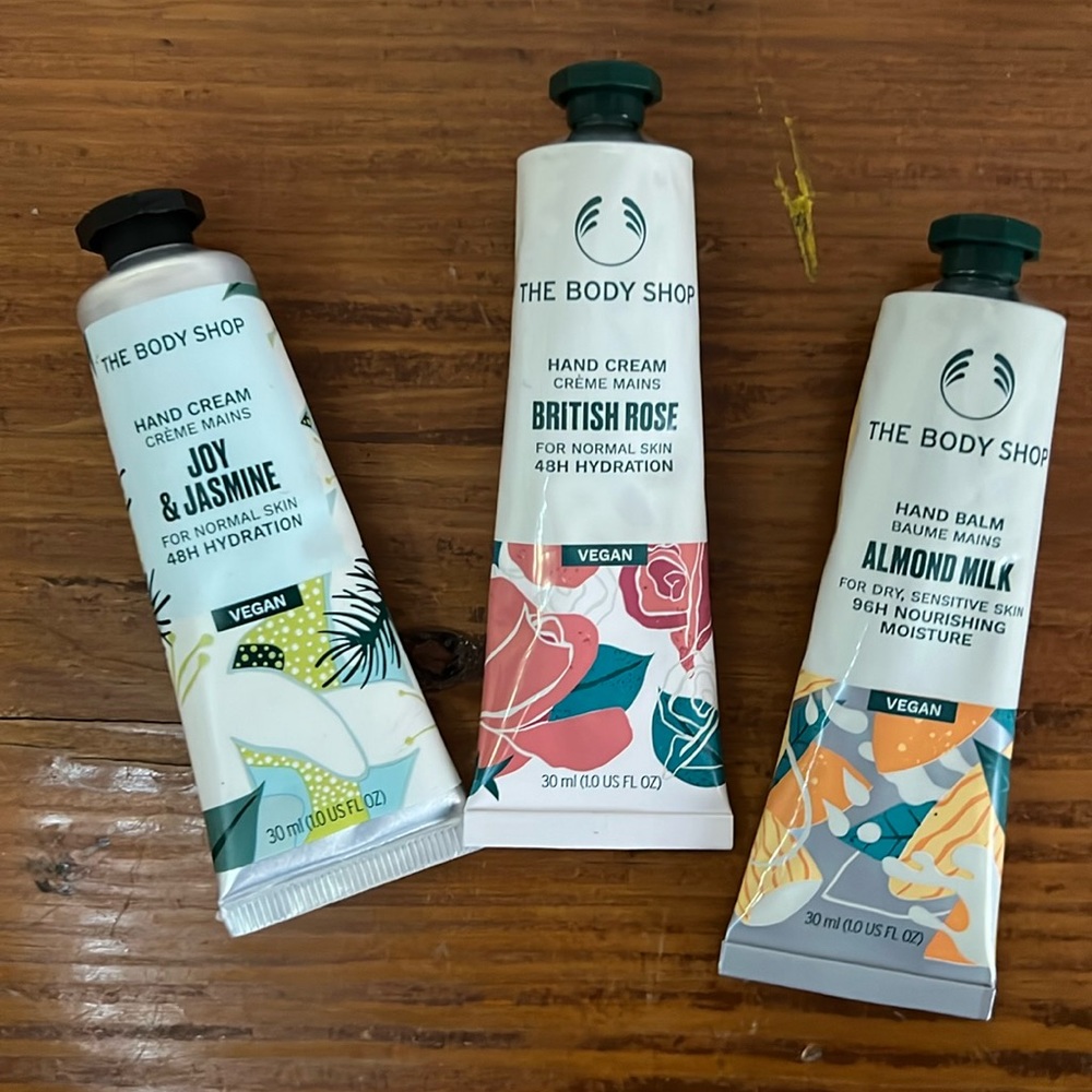 Body Shop Hand Creams